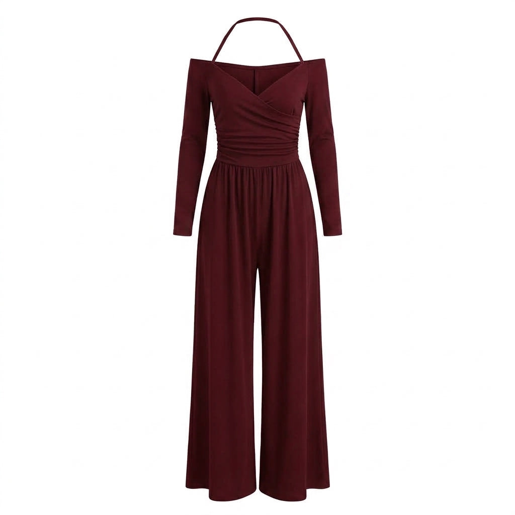 Valeria - Jumpsuit Cruzado Off Shoulder