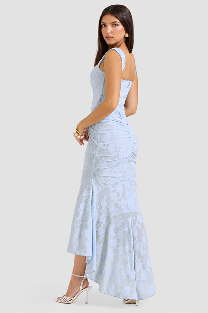 Elsie - Vestido largo de encaje sin mangas