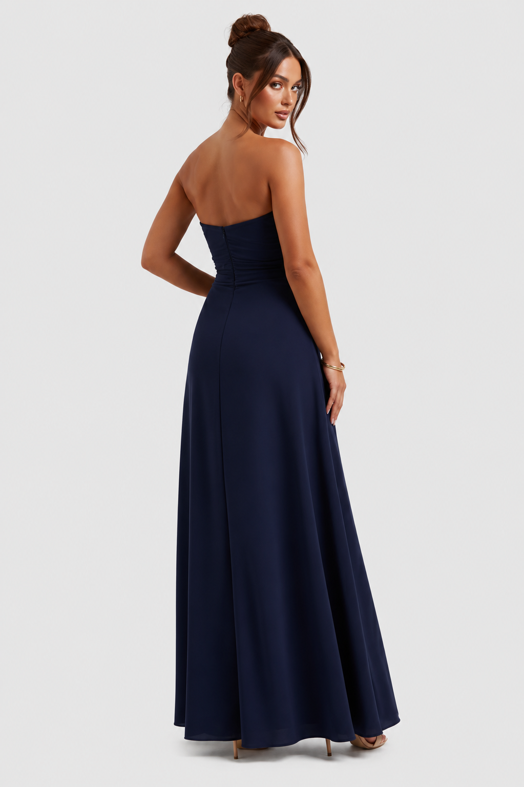 Lydia - Vestido largo sin tirantes