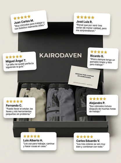 KAIRODAVEN® Siempre Listo | Pantalones tácticos