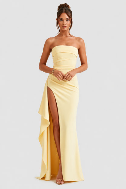 Lydia - Vestido largo sin tirantes